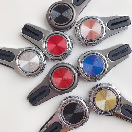 Universal Finger Ring Holder In car Air Vent Mount Support Mobile Cell Smart Phone Stand