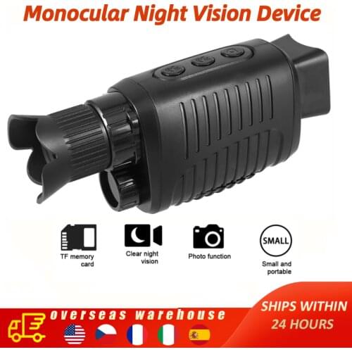 Monocular Infrared Night Vision Device 2K HD Digital Infrared Night Vision Device Portable for Outdoor Security Camping Hunting