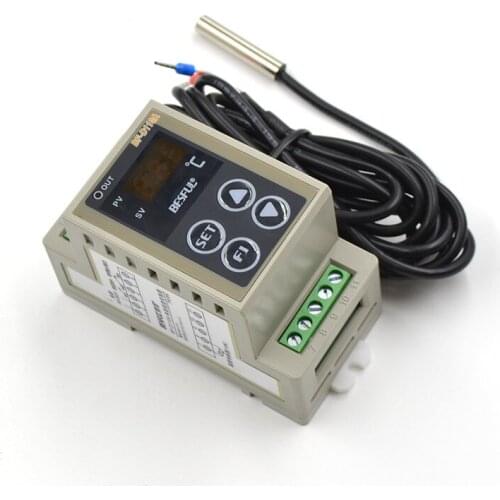 1pcs BF-D110A rail Tipo solar controlador de temperatura/10 K NTC termostato/termostato digital controlador de temperatura ajust