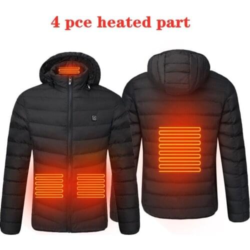 Waterproof Heated Jackets Vest Windproof Warm Unisex Winter Hiking Jackets For Men Women Skiing Clothes Veste chaleco Chauffante
