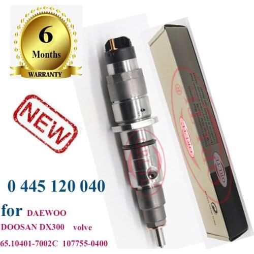 ORLTL 0 445 120 040 0445120040 1077550350 high quality diesel injector 65.10401-7001C 107755-0350 FOR DAEWOO DOOSAN