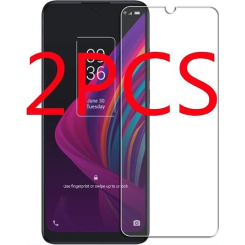 2PCS FOR TCL 10 SE Tempered Glass Protective On 10SE Screen Protector Film Cover Guard Protection Saver Guard
