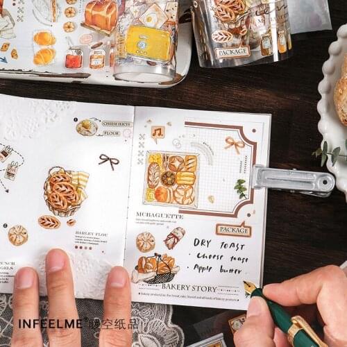 1pcs/1lot Decorative Adhesive Tapes Pet bread Scrapbooking DIY Paper Japanese Stickers 3m