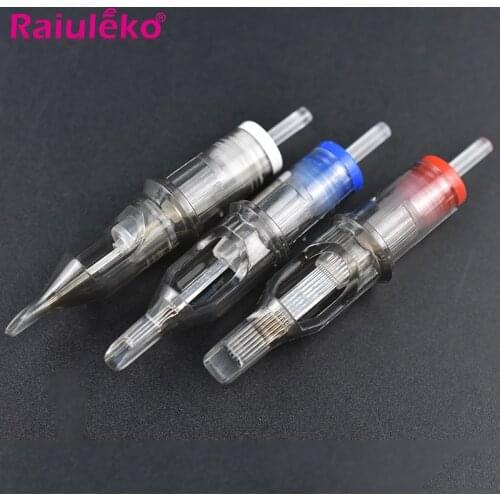 Hot Sale 10pcs RL/RM/RS/1RL/3RL/5RL/7RL Disposable Semi-Permanent Makeup Tattoo Cartridge Needle RL/RM/RS Tattoo Gun Supplies