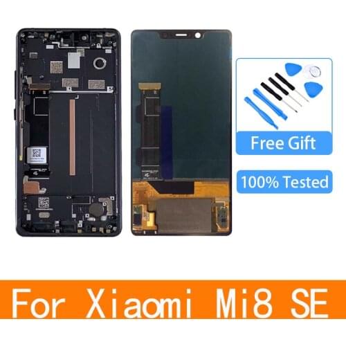 5.88" Original Lcd For Xiaomi Mi8 SE Mi 8 SE MI8SE Super Amoled LCD Display Touch Screen Digitizer For Xiaomi Mi 8SE