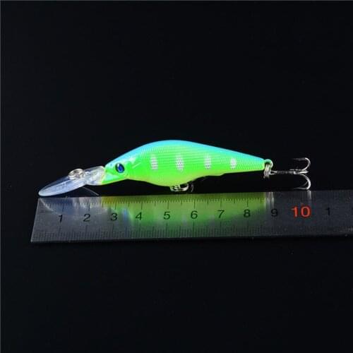 9cm/6.5g Artificial Minnow Floating Wobblers Plastic High Quality Fishing Bait 3D Eyes Anti-Corrosion Fishing Lure Hard Bait