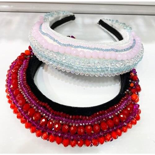 Big Crown/red Tiaras and Crowns Beaded Headband Crown For a Girl Bridal hair Accessories ladybug miraculous