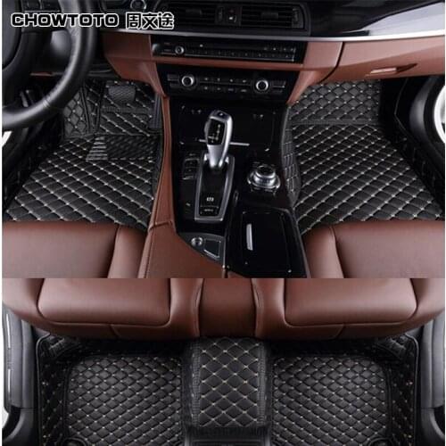 CHOWTOTO AA Custom Special Floor Mats For BMW 740Li F02 Non-slip Waterproof Carpets For BMW 740Li