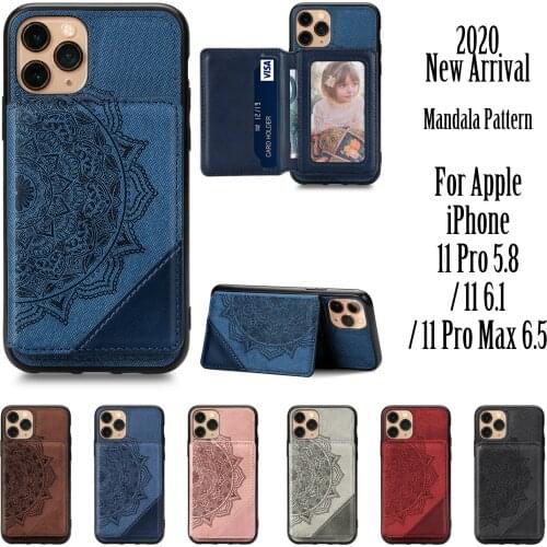 For IPhone 11 12 Case Flower Magnetic Flip Leather Wallet Case For IPhone 11 12 Xs Max Pro 6 7 Cell Phone Cases With Card Holder