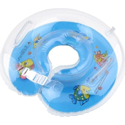 1pc Baby Swimming Neck Circle Float Inflatable Tube Ring Safety Baby Aids Infant Swimming Float Protecting Baby Swim Accessories