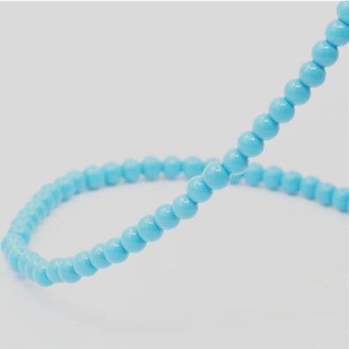 Fashion Multicolor Shell Round Beads Pearl 4mm6mm8mm10mm12mm Charms Women Girls Newly Making Loose Beads Jewelry 15inch Y20