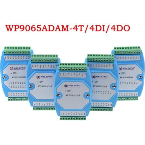 Thermocouple temperature acquisition module K type 4T4DI4DO MODBUS communication-WP9065ADAM