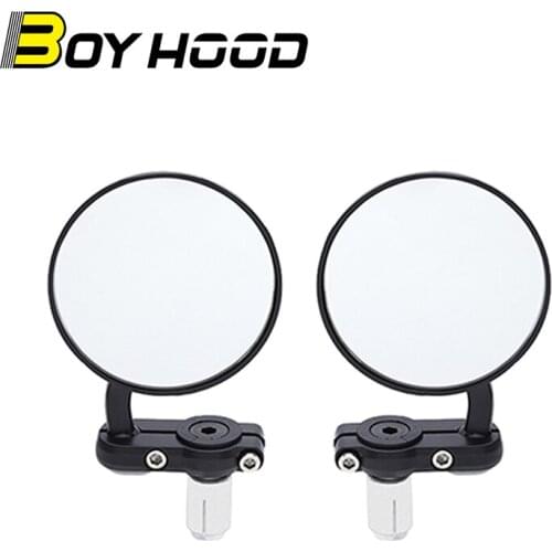 Motorcycle Round Rearview Handlebar Mirrors for Loncin Voge 300ac