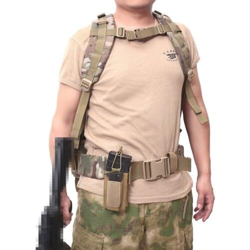 Outdoor Men Waist Bag Tool Pouch Travel Pouch Double Layer Storage Bag Airsoft Tactical Rifle Hunting Accessories