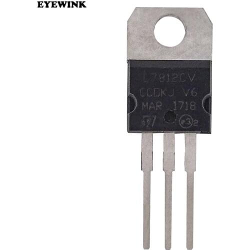 Brand new 10PCS L7812CV TO-220 L7812 LM7812 7812 Positive-Voltage Regulators IC
