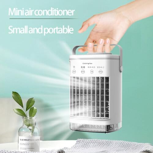 Xiaomi Fan Portable Mini Mobile Air Conditioner USB Water Cooling Fan Home Desktop Touch Screen Timing Artic Cool Humidifier Fan