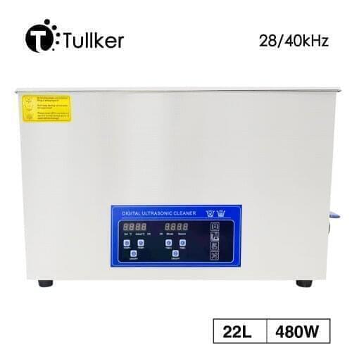 22L Industry Ultrasonic Cleaner Tank Equipment DPF Car Engine Parts Oil Degreasing Time Set Ultrasound Cleaning Machine 480W