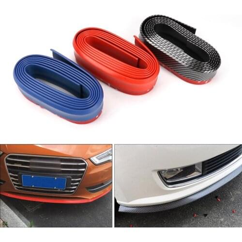 TAIHONGYU 100" Splitter Body Bumper Lip Strip Protector Valance Spoiler Skirt Chin Kit 250cm x 6.5cm