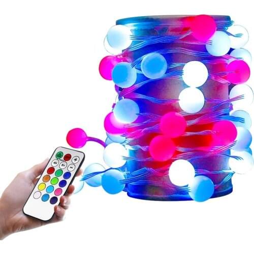 USB Led String Lights Bulb With Remote Outdoor Waterproof Garlands Festoon Led Fairy For Christmas Tree Lights