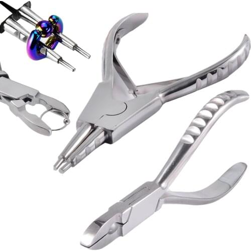 1pcs Professional 316L Surgical Steel Ring Opening/Closing Plier Tool Jewelry Body Nose Ring Tool