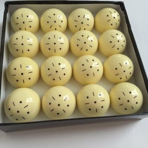 16pcs/set Billiard Training balls Professional Design Pool game 52.4mm/57.25mm CUE balls for billiards Coach balls