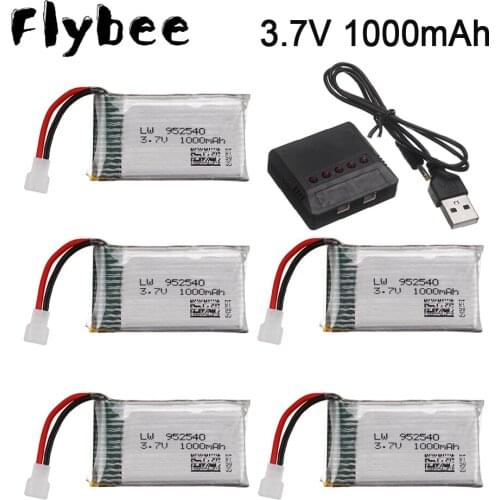 3.7v 1000mah 25C 952540 lipo battery For Syma X5 X5C X5C-1 X5S X5SW X5SC V931 H5C CX-30 CX-30W RC Quadcopter Spare Parts