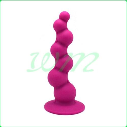NINGMU Anal Sex Toys for Men Women, Anal Beads Plug Women Butt Plug Silicone Waterproof Anal Body Massager Sex Products