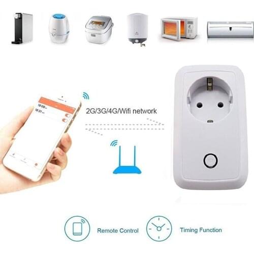 Newest Wifi Timer EU/US Smart Plug Smart Socket Outlet Smart Remote Wireless Controls for iPhone iPad Android Home Assistant