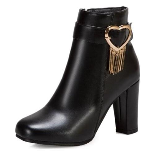 Plus Size 45 Fashion Ankle Boots Women PU Leather Short Boots Sexy Extreme Booties Heels Platform Wedding Party Shoes Woman753-8