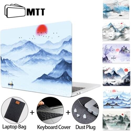 MTT Ink Painting Laptop Case For Macbook Pro Air Retina 11 12 13 15 16 inch Touch Bar 2020 Cover For Macbook Pro 13 Funda a2289