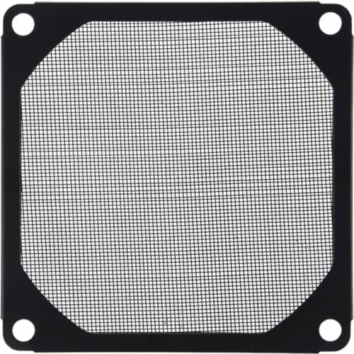 8Cm X 8Cm PC Cooler Fan Aluminum Dustproof Meshy Filtere Black