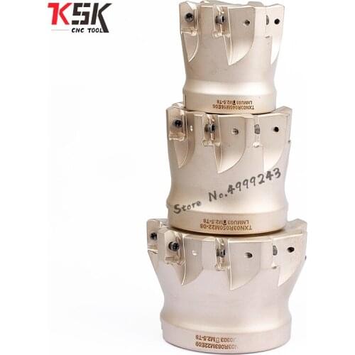 EXN 03R Mill cutter head exn03r face milling cutter head for lnmu lnmu0303 lnmu0303zer 6t 8t 10t 12t shock-resistant