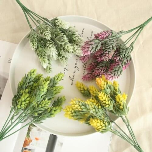 Pine Cone Simulation Pineapple grass artificial plants DIY home vases for decoration fake plastic flower pompon