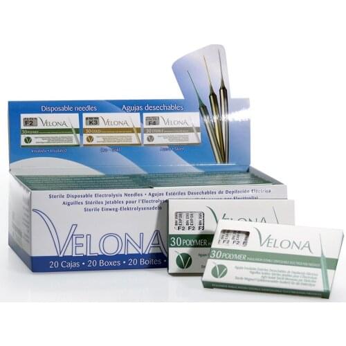 DEPILEVE Velona K3 30 Nova Insulated Needles K Model (Thick entry) epilation Needles-30 Pieces 'Original Product' Epilator Head