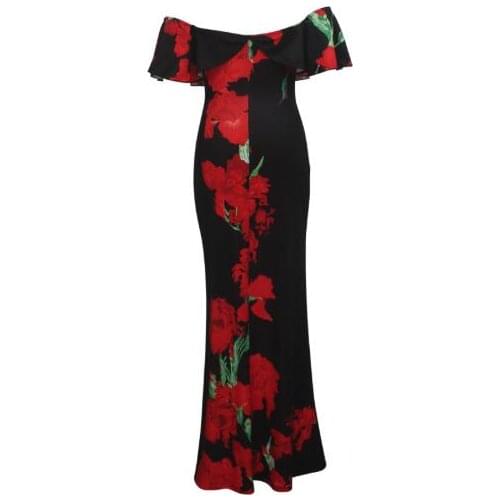 Summer hot digital print dress sexy word collar tube top dress hot fashion womens dress