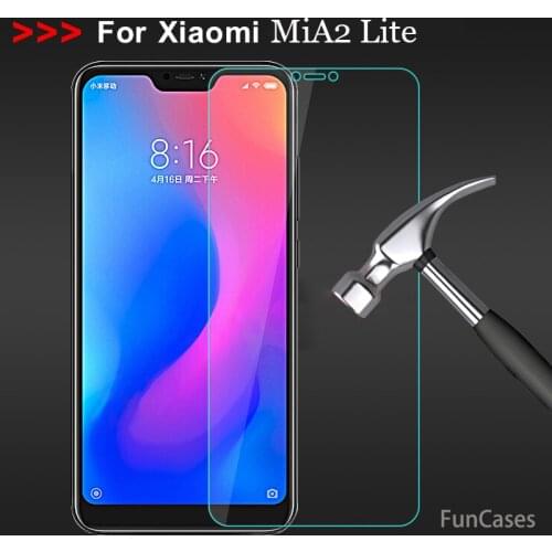 Mi A2 Lite Tempered Glass For Xiaomi MiA2 Lite Screen Protector For Xiaomi Mi A2 Lite Global Version Protective Film Glass 5.84"