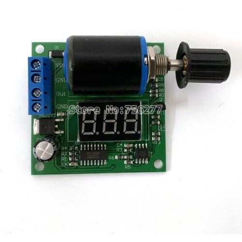 DC 12V 24V 4-20mA Frequency Signal Generator Module Digital LED Display Signal Sources Adjustment Analog Transmitter Board