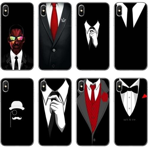 Man Suit Shirt Tie Accessories Phone Case For Xiaomi Mi 11 Note 10 10T 9 9T 8 Pro A2 Lite A3 A1 Poco F1 F2 M3 X3 NFC