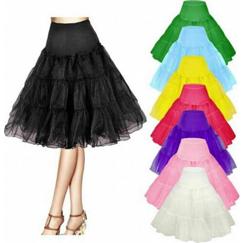 New Style Fresh Looking Vintage Petticoat Retro Underskirt 50s Swing Fancy Skirt Rockabilly