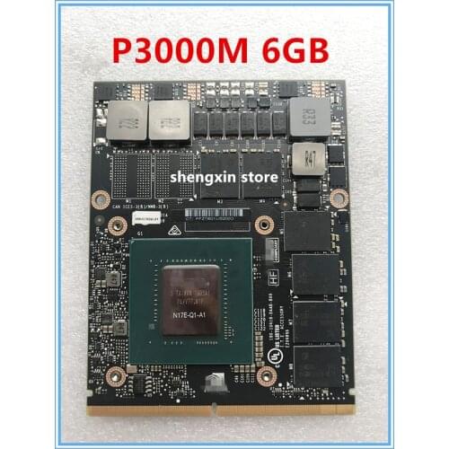 NEW! Quadro P3000 P3000M Video Graphic Card N17E-Q1-A1 S/N:0324616232934 for HP laptop ZBook17 G3 G4 DELL M7710 M7720