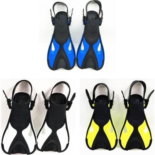 Swim Travel s Open Heel Snorkelling Fins Kid Short Sport Foot