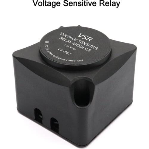 Voltage Sensitive Relay Automatic Charging Relay 125A Dual Battery Isolator VSR Auto Accessories