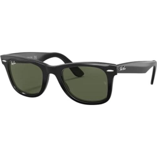 Rayban 2140 901 50 Wayfarer Model Sunglasses Black Frame G-15 Green Lenses High Quality Vision Unisex Sunglasses 2021