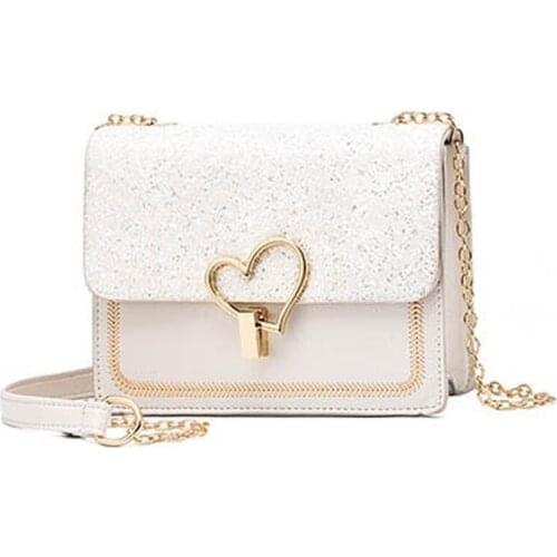 2020 New Womens Bag Sequins Cool Fashion Metal Buckle Fresh Crossbody Shoulder Bag luxury bags