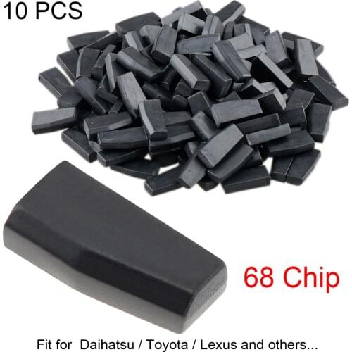 10pcs/set Universal Blank 4D68 ID68 40 Bits Carbon Light Chip Car Key Transponder Chip Fit for Daihatsu Toyota Lexus/ etc