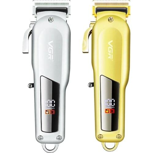 VGR V-278 Electric Hair Clipper LED Display Professional Hair Cutting Machine Recharge Cordless Hair Trimmer for Men