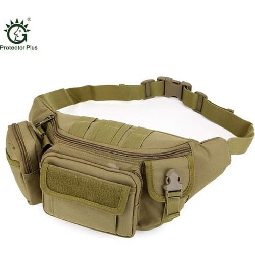 Military Fanny Pack Tactical Waist Bag Pack Water-Resistant Hip Belt Bag Pouch Hiking Climbing Outdoor Bumbag