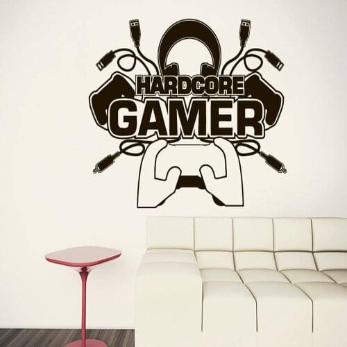 Funny game Wall Decal Living Room Removable Mural For Living Room Bedroom Wall Art MURAL Drop Shipping