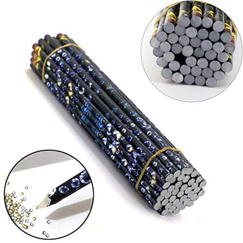 2/3/5/10Pcs Diamond Painting Pen Rhinestones Gems Picking Crystal Wax Pencil Nail Art Pen Dotting Tool Manicure lapiz de cera