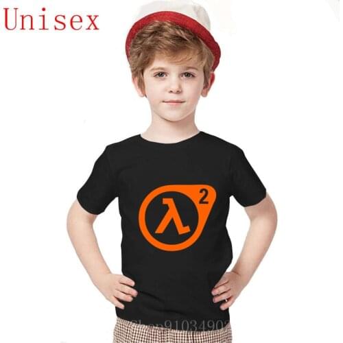 2020 fashion Half Life 2 Logo Short Sleeve Black kids clothes boys childrens clothes Light New Trendy High Quality
